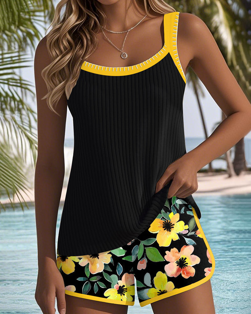 Alice | Conjunto de tankini elegante de dos piezas