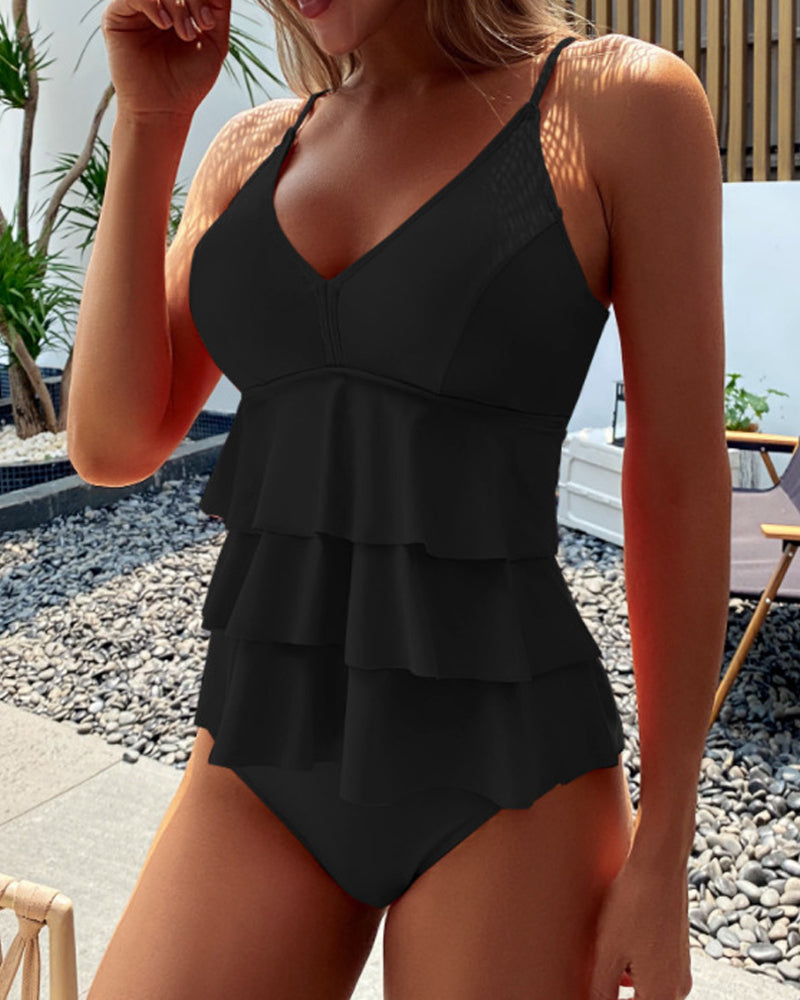 Lia | Bañador elegante con volantes