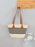Bolso Capazo de Rafia para Playa