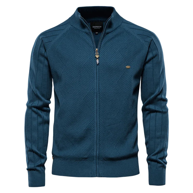 Nicolás | Suéter-chaqueta de algodón premium