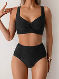 Noémie | Conjunto de bikini de verano tiro alto