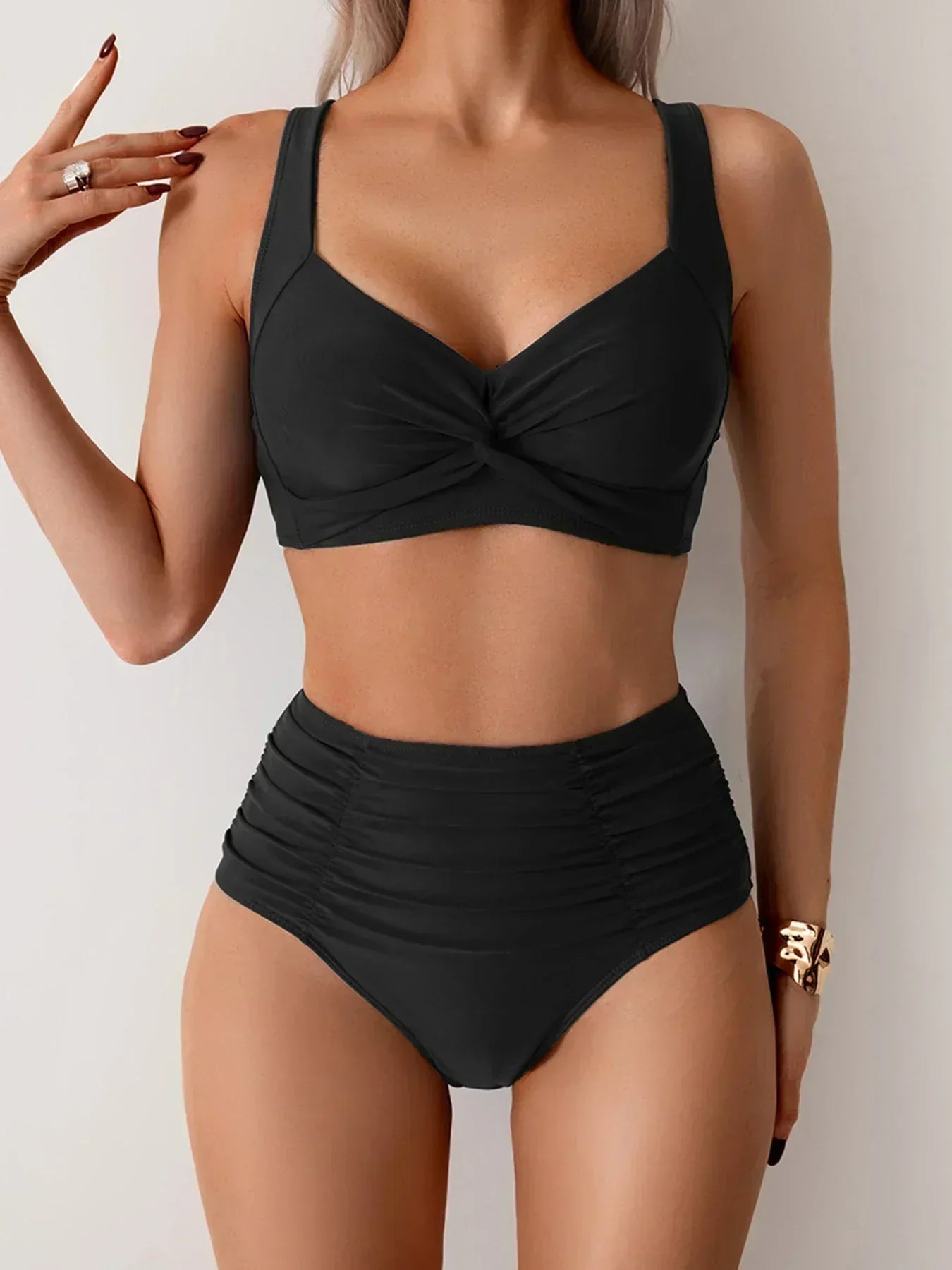 Noémie | Conjunto de bikini de verano tiro alto