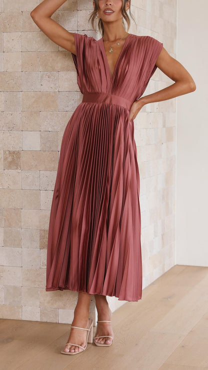 Violeta | Elegante vestido plisado