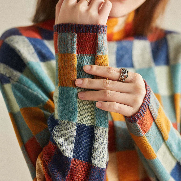 Alma | Jersey de cuello alto en 100% cachemir