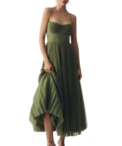 Bali | Vestido midi con corsé