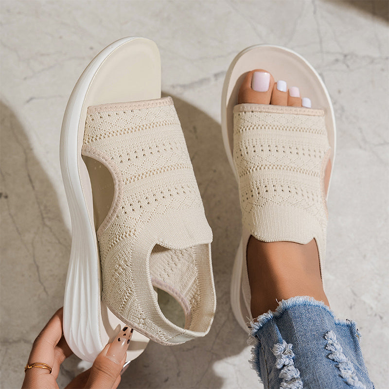 Lara™ | Sandalen met platform, van ademend materiaal voor dames