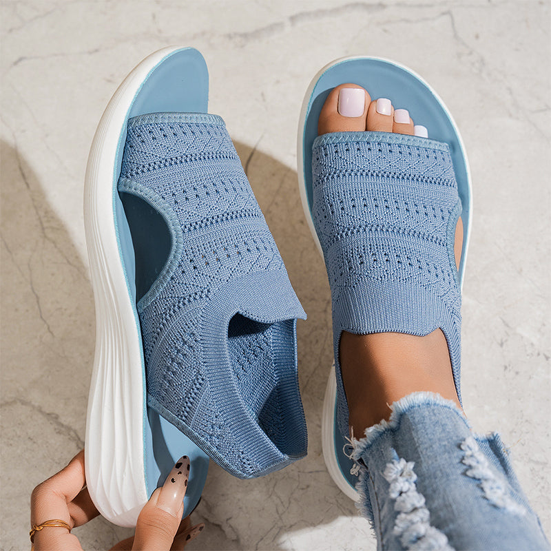 Lara™ | Sandalen met platform, van ademend materiaal voor dames