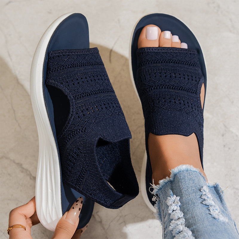 Lara™ | Sandalen met platform, van ademend materiaal voor dames