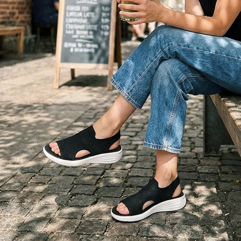Lara™ | Sandalen met platform, van ademend materiaal voor dames